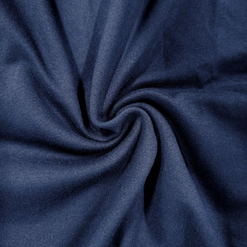 Women's Navy Blue Milk Silk Jumpsuit V-Neck Short Sleeve Wide Leg Romper French Casual Style-CF56091