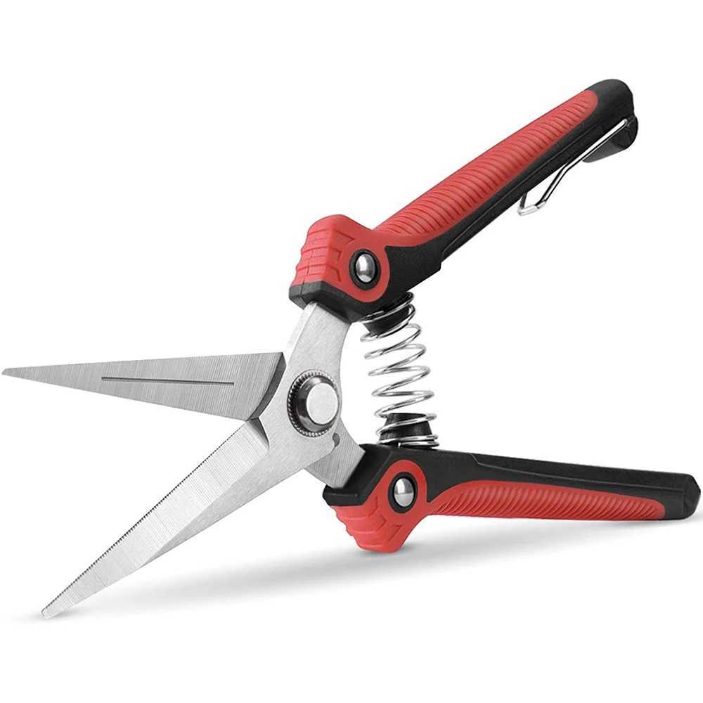 Pruning Shears Scissors Heavy Duty Stainless Steel Ultra Sharp Hand Pruner Scissors For Garden Harvesting Fruits Vegetable Tools J251121