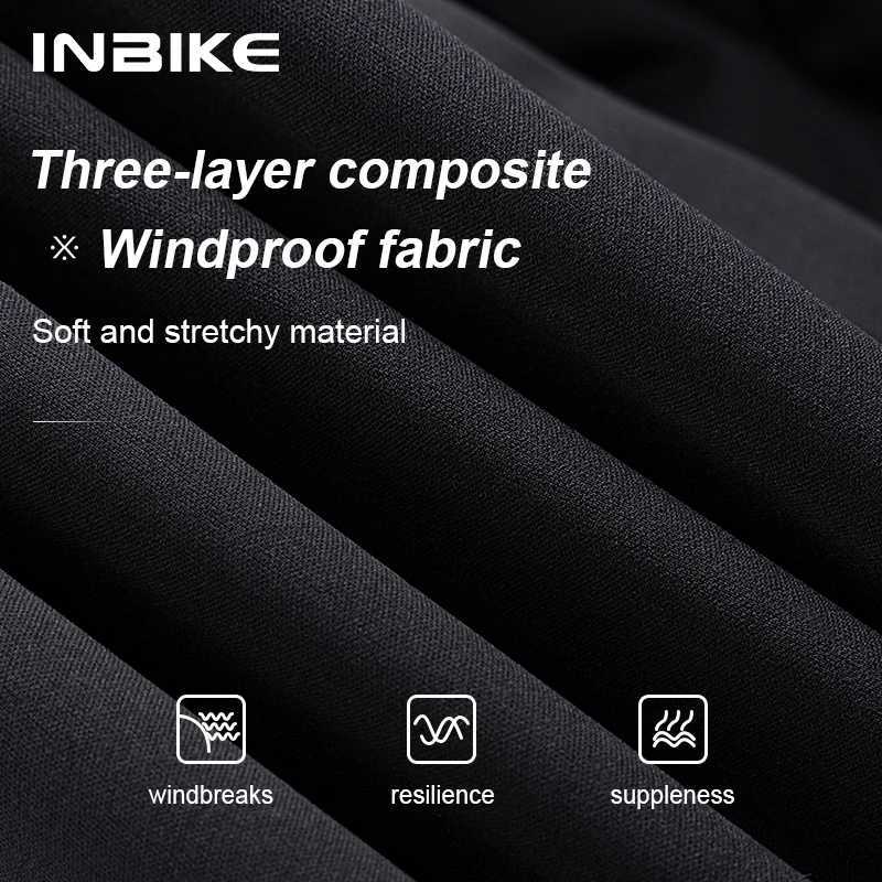 INBIKE 2023 Womens Long Sleeve Cycling Jersey Winter Warm Fleece Windproof Cycling Jacket Soft Shell Windproof Cycling Equipmen J251008