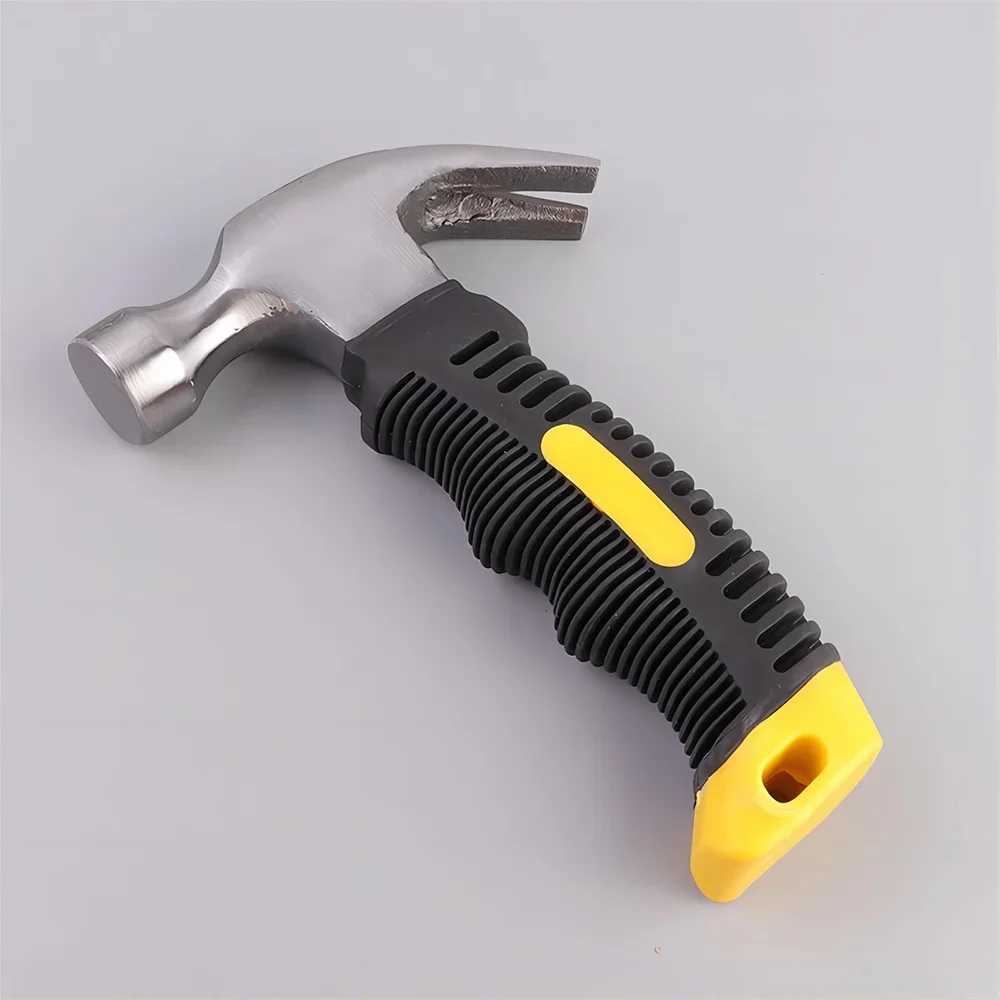 Damaly Super Multifunctional Carbon Steel Portable Hammer Outdoor Mini Nail Hammer Woodworking Nail Hammer Multipurpose J251121