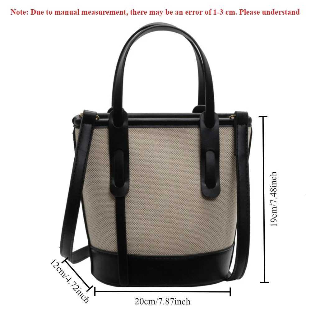 2025 Fi Versatile PU Canvas 1 Shoder and Crossbody Bags Simple Casual Sense of Luxury Handbags for Wen D251008