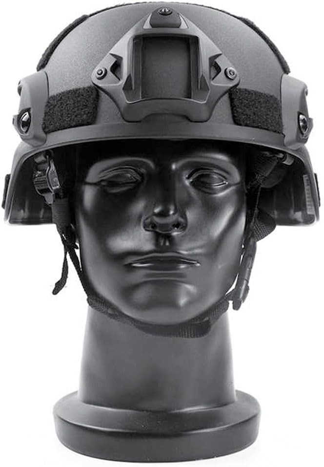 Airsoft Helmet Mich 2000 Tactical Helmet with Ear Protection Front NVG Mount and Side Rail W251008