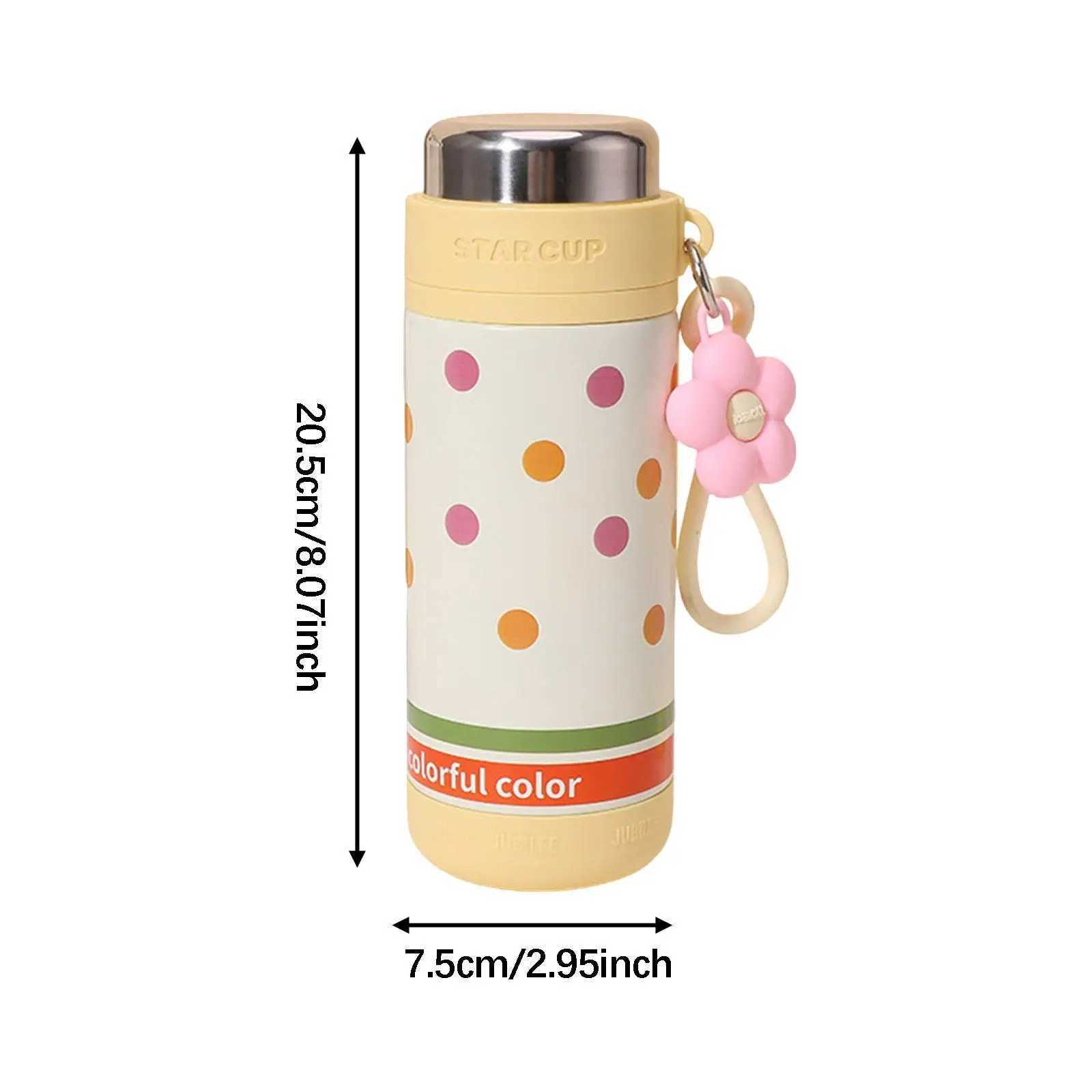 Insulated Water Bottle Travel Mug Portable Easy to Clean Large Capacity Coffee Cup Thermal for Office Travel Home Gym Sports C251008