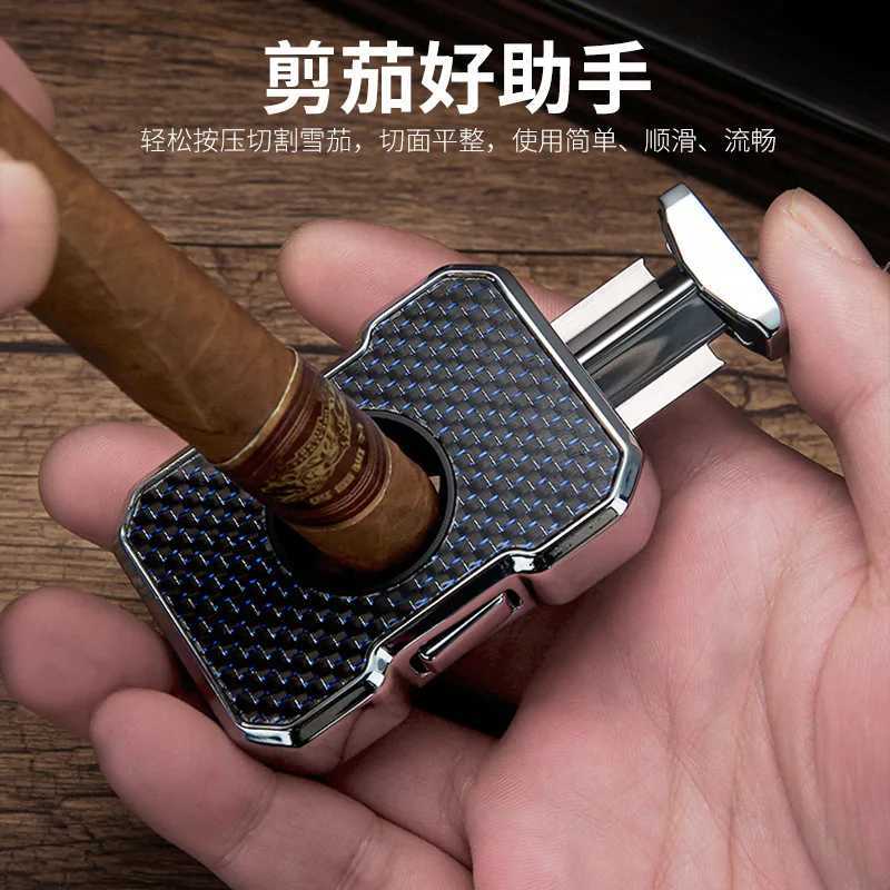 Honest Luxury Cigar Cutter V Shape Stainless Steel Sharp Blade Cigar Accessories Tool Gift for Smokers Y251008