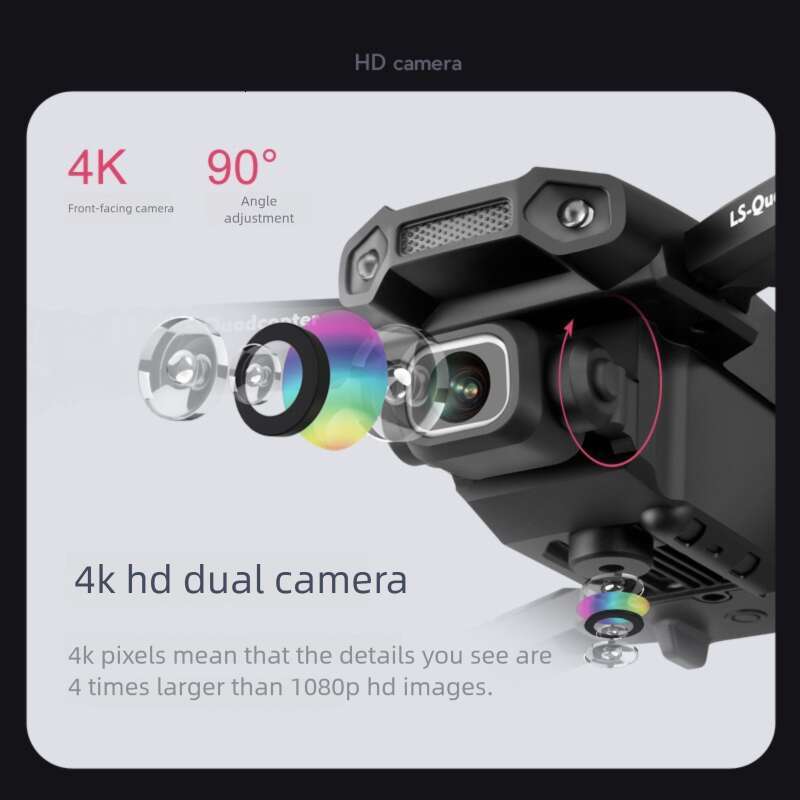 Foldable Drone LSRC XT Mini Altitude Hold Four Axis Dual Lens Remote Control Toy Airplane
