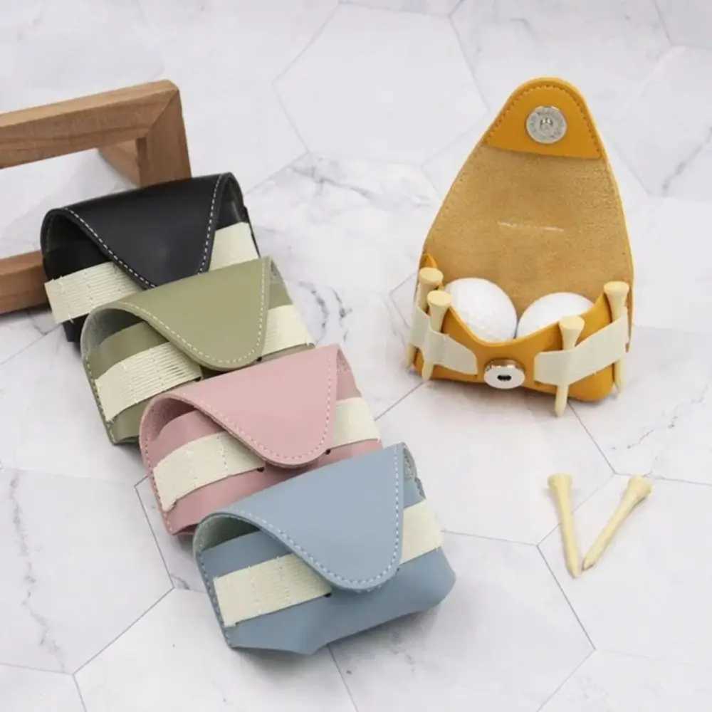 Ball Waist Bag PU LEather Mini GOLF Belt Bag Storage Case WaterPROof GOLF Ball Container GOLF Course J251008