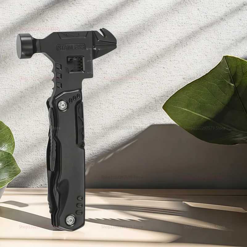 Outdoor Folding Pliers Survival Multi Functional Knife Universal Claw Wrench Hammer Multitool Pocketknife Tools Pliers J251121