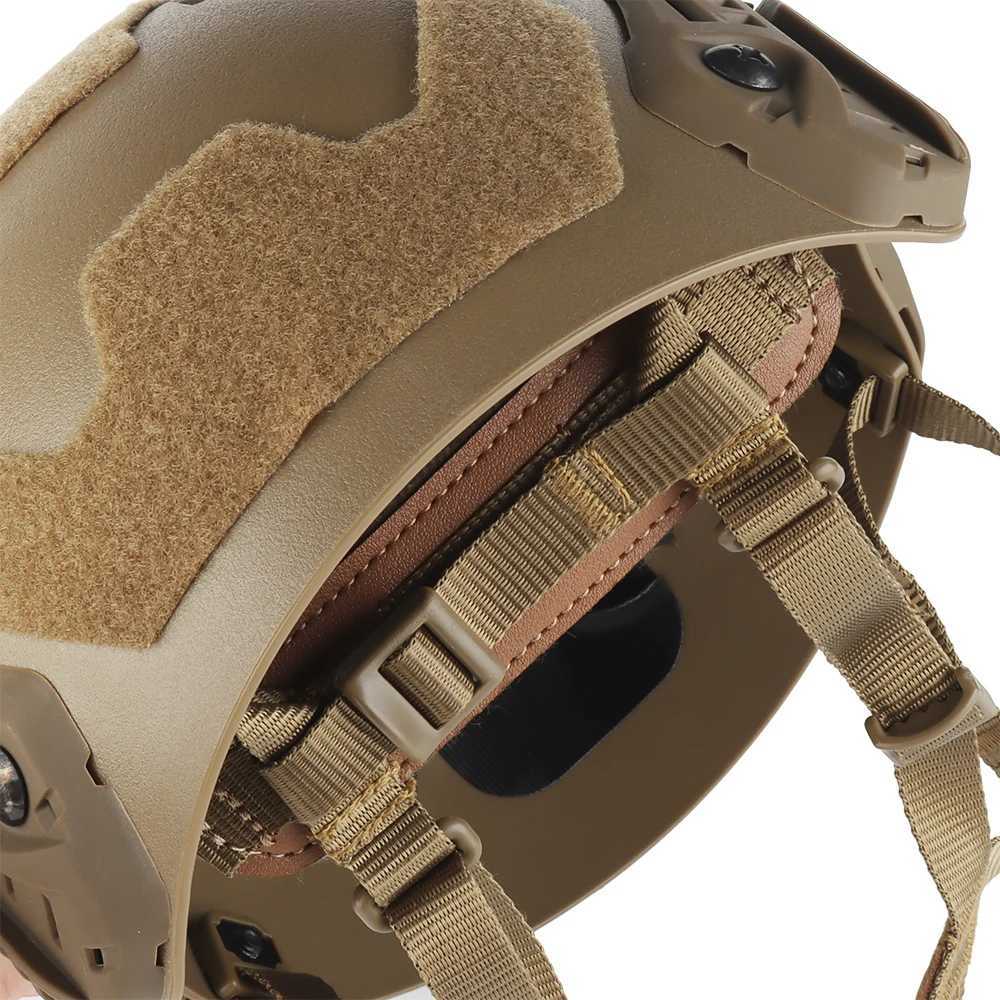 Tactical PJ Helmet Simplified Version OpsCore SF Super High Cut Helmet Outdoor Cycling Paintball Protection Fast Airsoft Helmet C251008