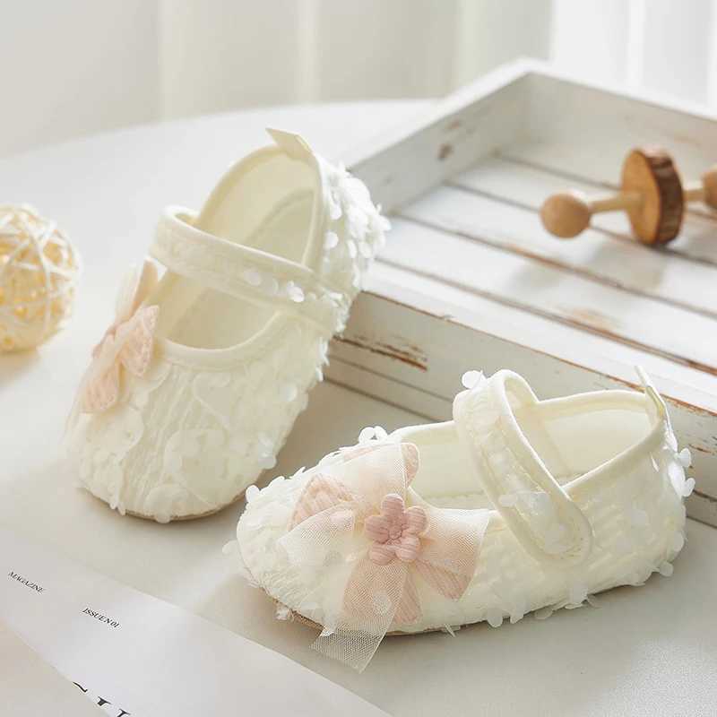 Adorable Baby Girl Bow Flats Shoes with Petal Design for Special Occasions like Parties Festivals and Baby Showers Perfect C251008