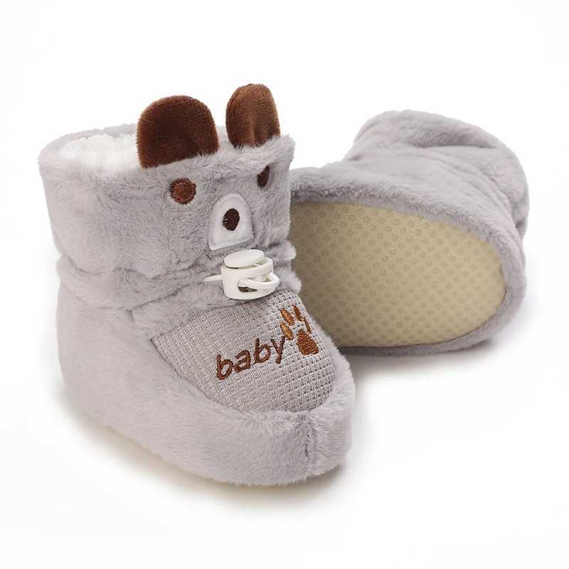 Autumn And Winter Baby Shoes Baby Warm And Windproof Walking Shoes Anti Fall And Plush Baby Cotton Shoes Boots C251008