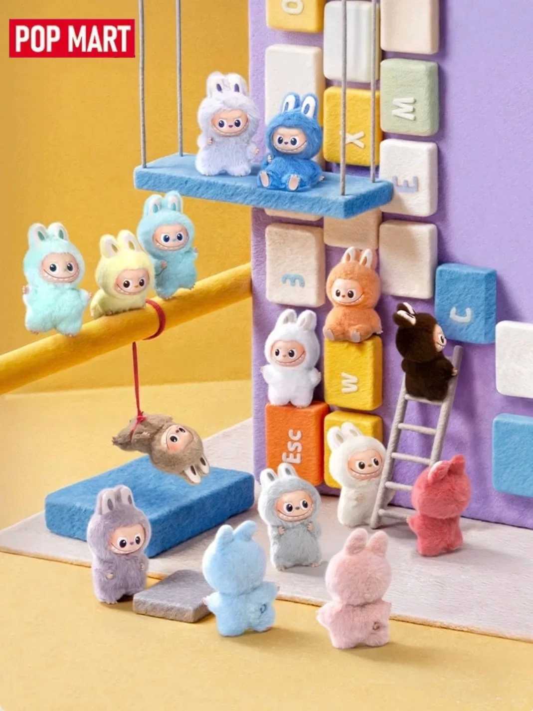 Original Labubu The Monsters Pin for Love Series Vinyl Plush Pendant Blind Box Toys Posable Figure Collectors Toys Z251008