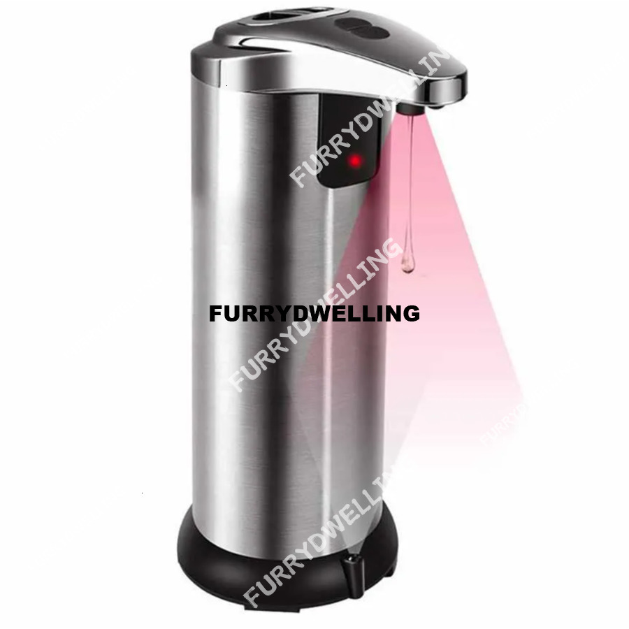 250Ml Automatic Soap Dispenser Liquid Dispensers Dwe74 Portable Stainless Steel Infrared Sensor