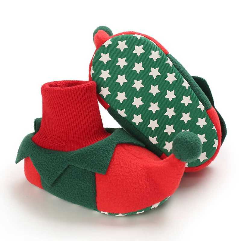 01 Year Old Christmas Baby Shoes Soft Soled Floor Shoes That Dont Fall Off Baby Shoes Walking Shoes C251008