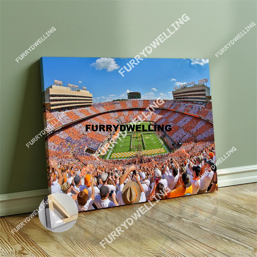 Authentic Tennessee Volunteers' Iconic Venue Posters Dwe74 For Sport Enthusiasts Walls