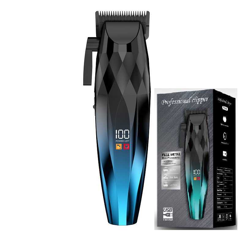 VGR Hair Trimmer Professional Clipper Cordless Barber 9000 RPM Rechargeable Hair Cutting Machine Metal Trimmer for Men V640 C250919