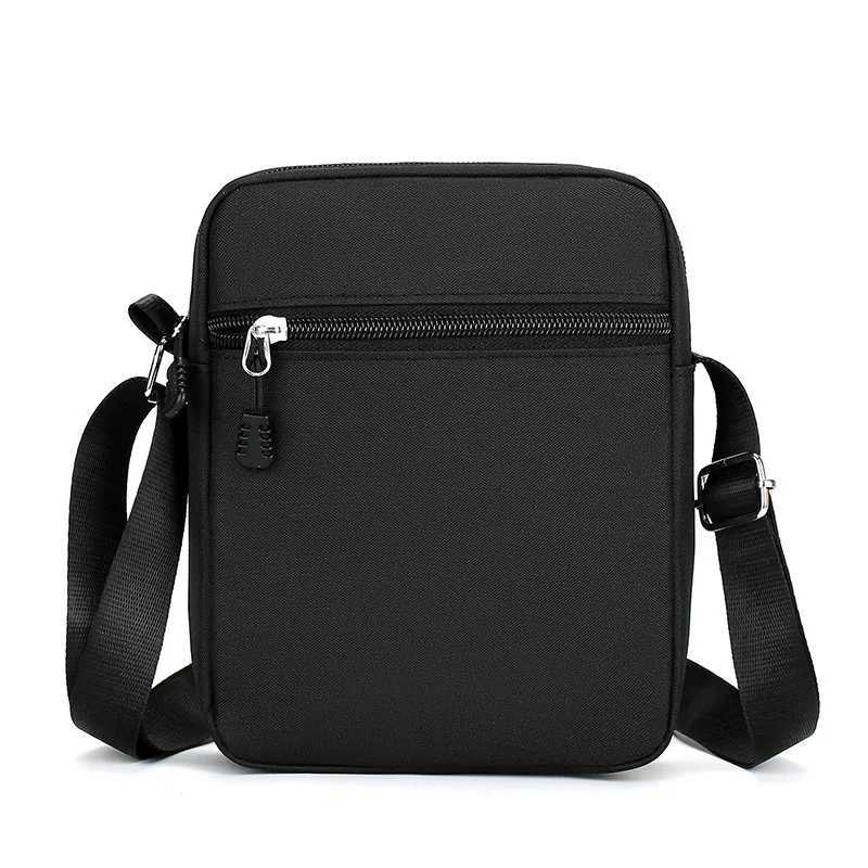 Simple Casual Mini Crossbody Bag Mens Nylon Small Shoulder Bag For Men Oxford Messenger Phone Side Sling Bag Husband Chest PackT251007