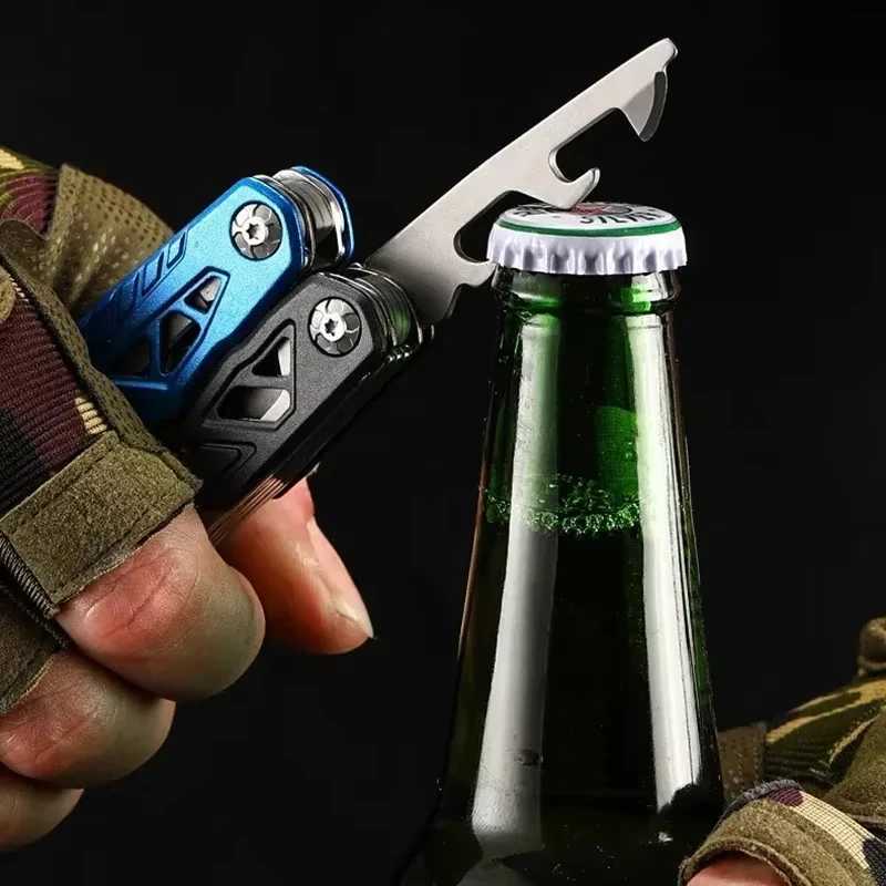 Portable Multifunctional Wrench Hammer Outdoor Camping Emergency Tools Combination Stainless Steel Folding Nail Hammer J251121