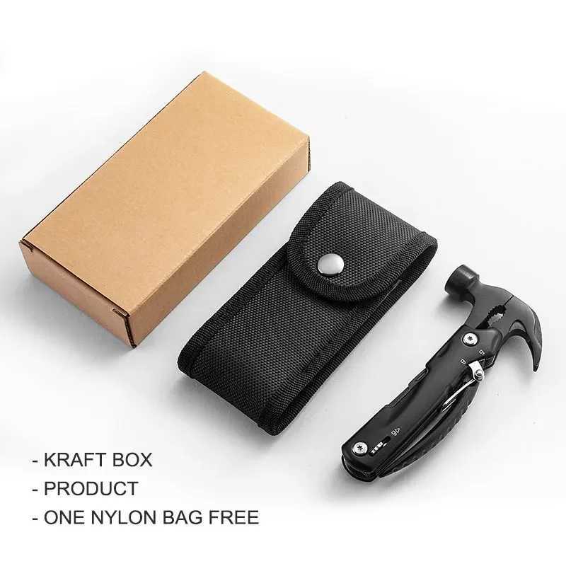 Multifunction Mini Hammer Camping Pliers Outdoor Survival Gear Folding Tool Hammer for Camping Accessories and Home Use J251121