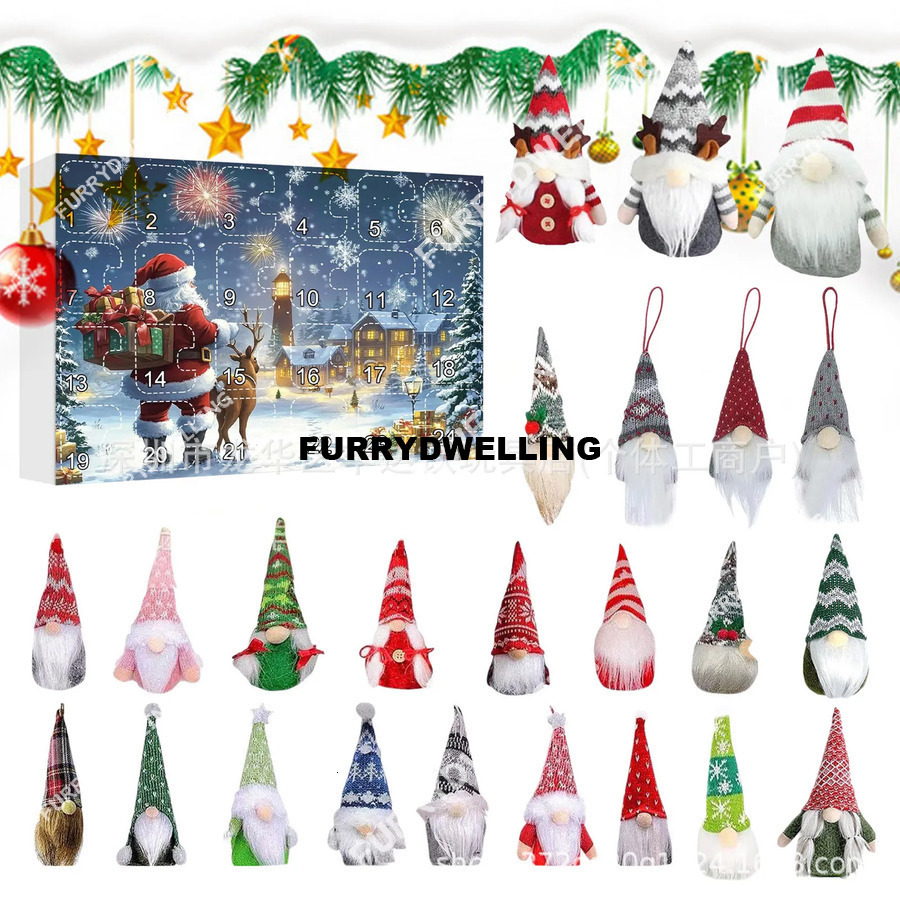 Advent 2024 2025 Gnome Dolls Dwe74 24 Days Xmas Christmas Countdown Calendar For Kids Gift