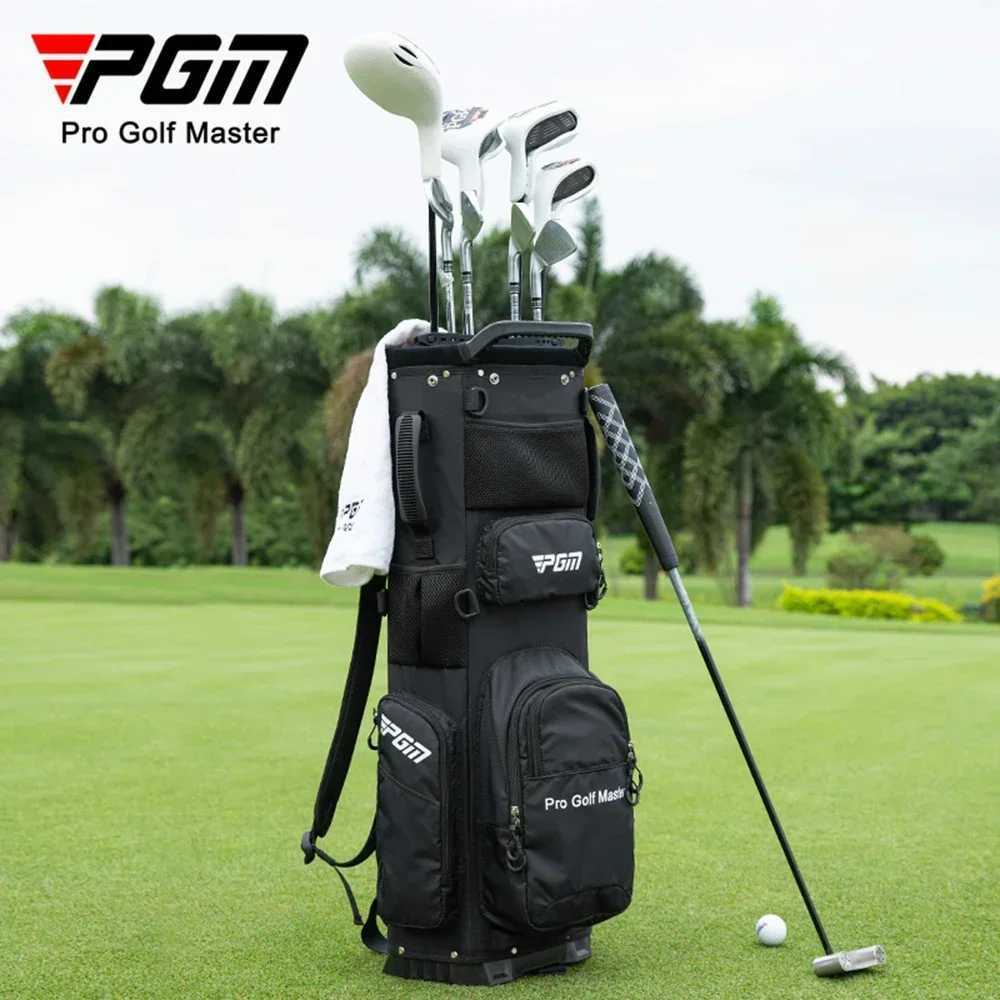 PGM Golf Bags Backpack Design Clubs Bag 2kg Ultra Lightweight Portable Fixed Insert Waterproof Accessories QB144 J251008