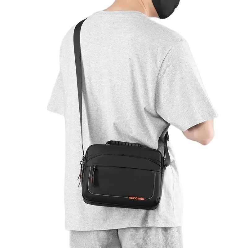 New Unisex Casual Crossbody Hand Bag Versatile Sports Portable Nylon Messenger Bag Large Capacity Mens Shoulder Bags for MenT251007
