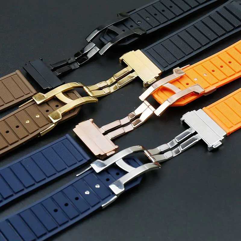 1929mm 1927mm For Hublot King Power UNICO Big BANG Watch Strap Silicone Rubber Band Interface Bracelet Replacement With ToolXJ251009