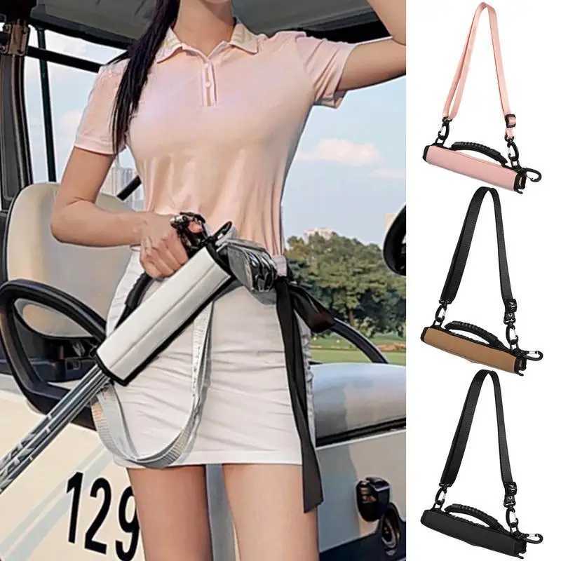 Golf Club Bag With Golf Ball Clip Adjustable Carrying Bag Adjustable Shoulder Strap Golf Clubs Carry Bag Handbags Golf Accessory J251008