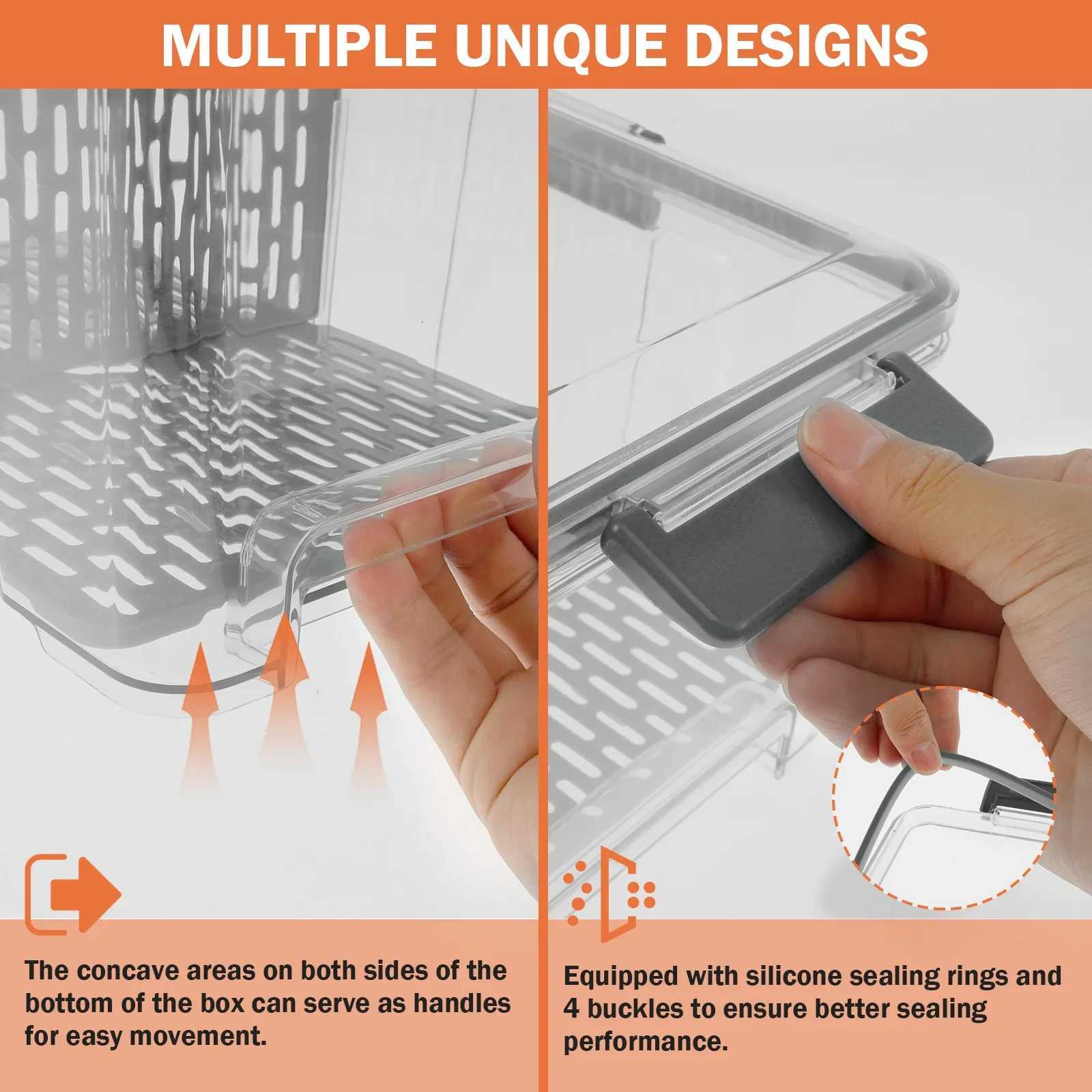 Kitchen Countertop Airtight Box Transparent 8Qt Bread Storage Container Extra Large with Lid Keeper for Homemade Toast Bagel C251008