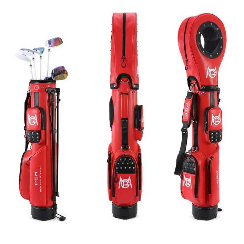 PGM Golf Bags Large Capacity Bracket Clubs Gun Bag Lightweight Waterproof Ultra Fiber Sport Bags QIAB020 J251008