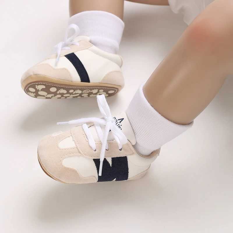 018 Months Newborn Baby Classic Sneakers Letters Splicing Baby Casual Shoe Antislip Hundred Walking Baby Boys Girls Baby Shoes C251008