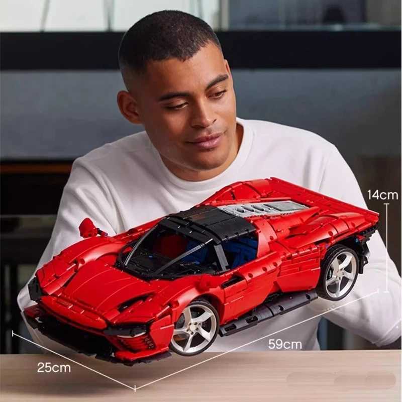 Technical Daytona SP3 Sport Car 3778PCS Toys For Kids Boyfriend Birthday Gifts Decoration Supercar Model Building Blocks 42143 Z251008
