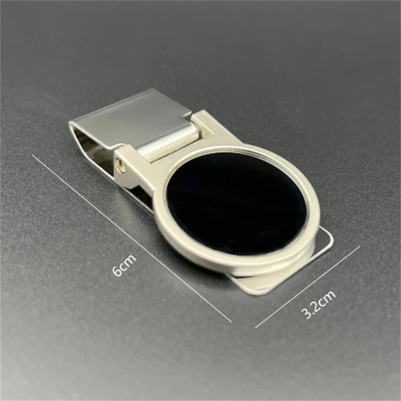 High Quality Stainless Steel Metal Money Clip Fashion Simple Silver Dollar Cash Clamp Holder Bill Clamp for Men Women wholesale 250923