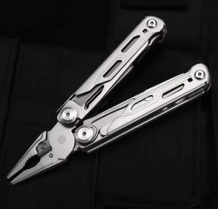 Outdoor Multifunctional Folding Pliers Stainless Steel EDC Combination Knife Shears Tools Compact 13 in 1Multitools J251121