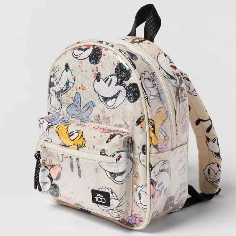 Disney cartoon Mickey Mouse New Kids Backpack Mini Schoolbag Girls and Boys Cute Shoulder Bag H251008