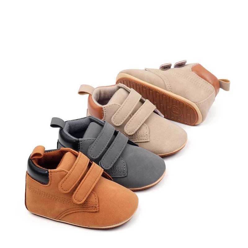 Soft PU Leather Baby Shoes AntiSlip Infant First Walkers Fashion Kids Crib Shoes 312Month Boys Girls Spring Autumn Sneakers C251008
