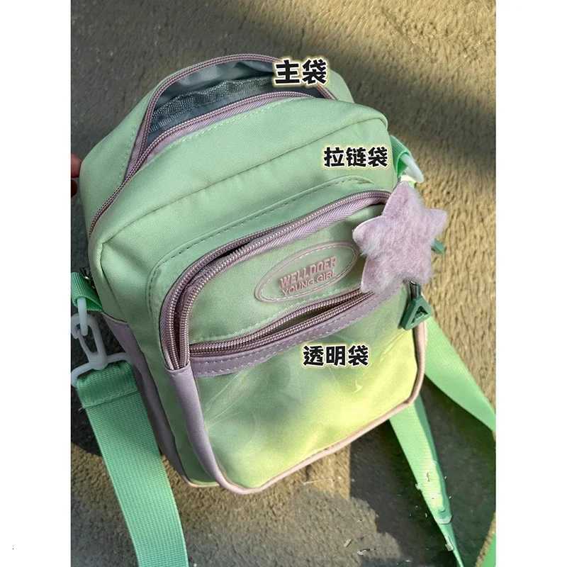 Fashion Patchwork Nylon DIY Badge Crossbody Shoulder Bags Kawaii Women Ita Bags Harajuku Casual Subculture Bolso MujerT251007