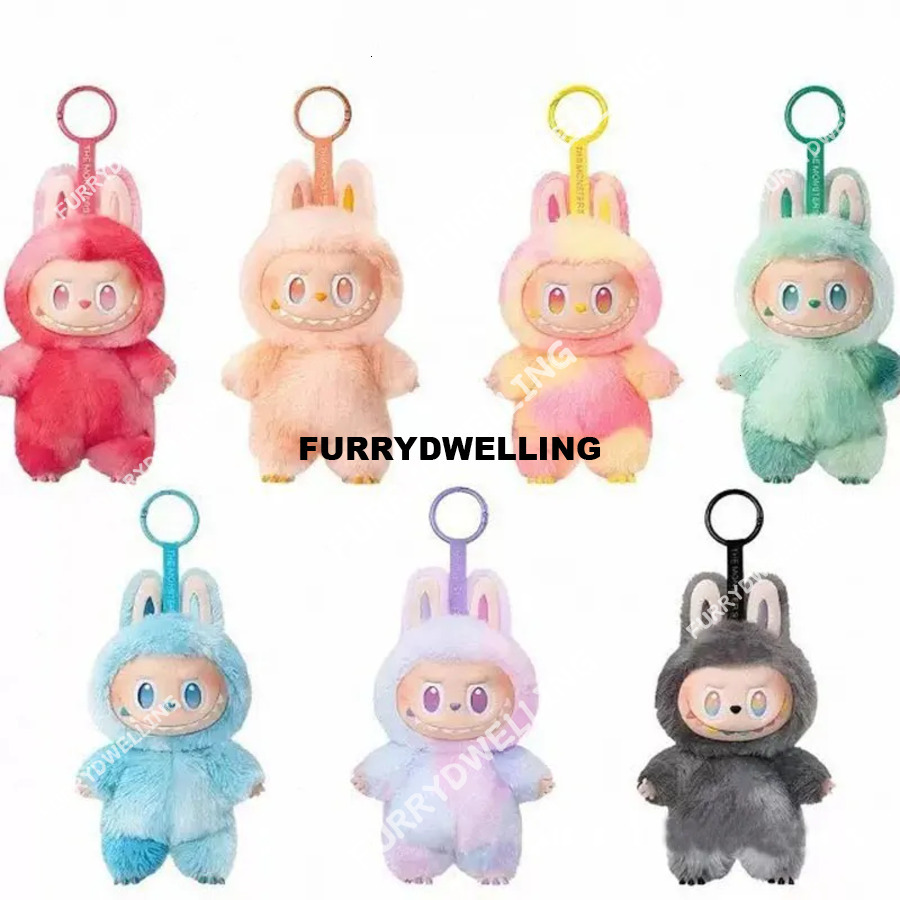 Anime Figure Labubu V3 Have A Seat Series Vinyl Pendant Doll Model Dwe74 Toy Cute Monster Keychain Toys Childrens Birthday Christmas