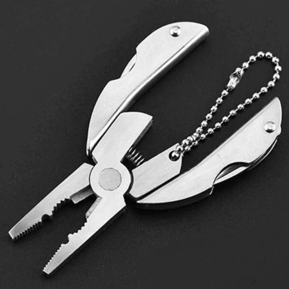 Mini Multifunctional Pliers Portable Stainless Steel Folding Tool Emergency Equipment Outdoor Camping Combination Tool Kit J251121