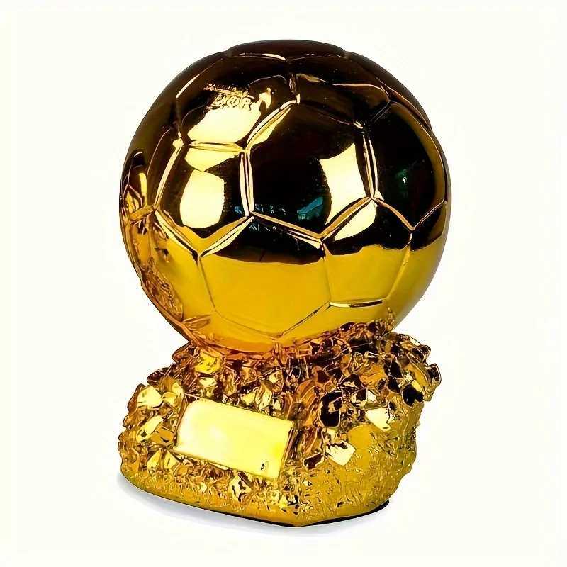 1pc Golden Soccer Trophy StatueIndoorOutdoorPerfect for ChristmasThanksgivingFatherS DayGraduation Grandparents Day Gifts Y251008