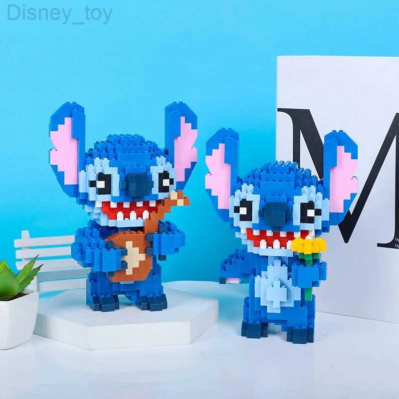 Disney 2025 New Series Stitch Cartoon Character Model Series Building Blocks Puzzle Set Childrens Toy Gift H251008
