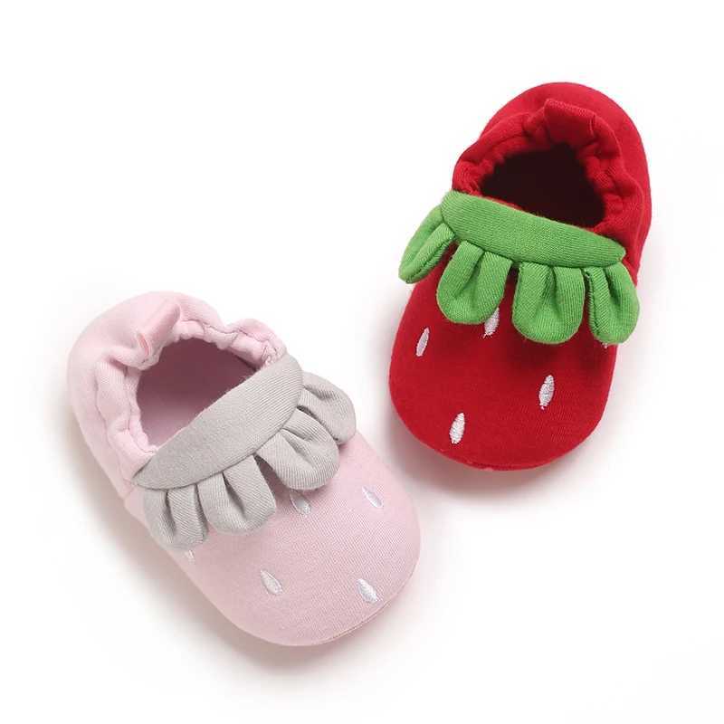 Cute Strawberry New Baby Casual Shoes Soft Sole Comfortable NonSlip Walking Shoes for Infants C251008