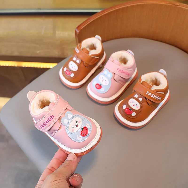 Warm Walkers Comfort Casual Simple Baby Girl Shoes Cute Cartoon Baby Shoes Winter New Called Shoe Soft Soled Anti Slip Boy Shoe C251008