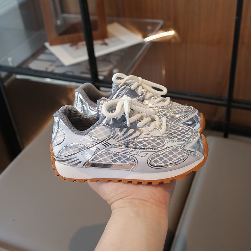 Boys Sports Shoes 2025 New Summer Single Mesh Girls Forrest Gump Shoes Soft Sole NonSlip Childrens Casual Shoes Training Shoes