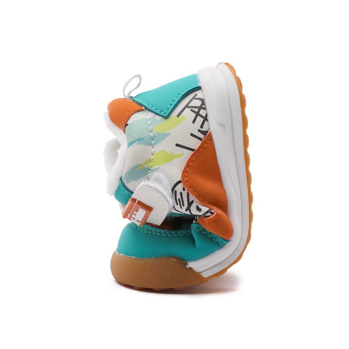 Baby Boys Girls Fleecelined Warm Casual Shoes Nonslip Comfortable Walking Shoes C251008