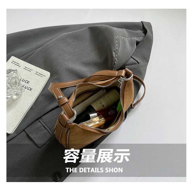 Designer Brand Designer PU Leather Suede Pahwork Wens Shoder Bag Crossbody Bag Hobos Handbag1 Y251120