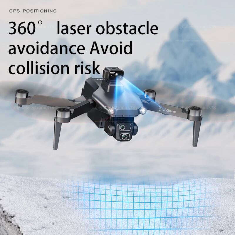 New L600 Pro-1 Max Drone 3-Axis 4K HD Dual Camera Brushless Motor With Laser Obstacle Avoidance GPS 5G WIFI Quadrotor Rc Dron drone with 4k camera