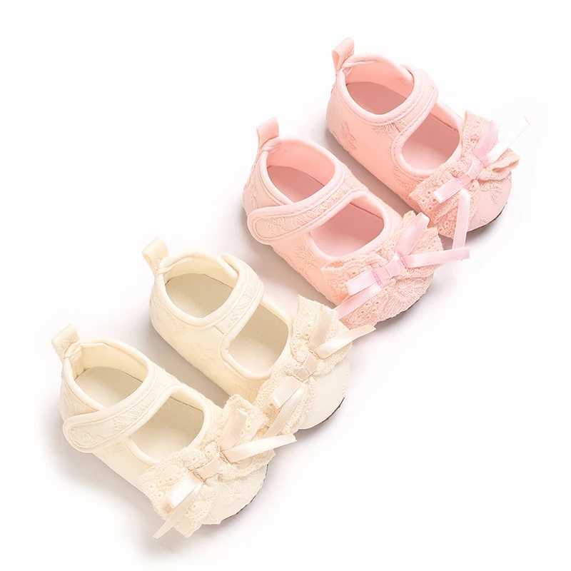 Spring And Summer Newborn Baby Walking Shoes Womens Baby Cotton Soft Sole Comfortable Princess Shoes C251008