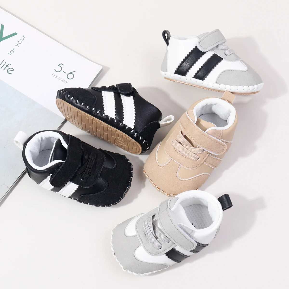 Spring and Autumn 2025 New Style SoftSoled Baby Shoes for Boys and Girls 01 Years Old AntiSlip Breathable Single Shoes C251008