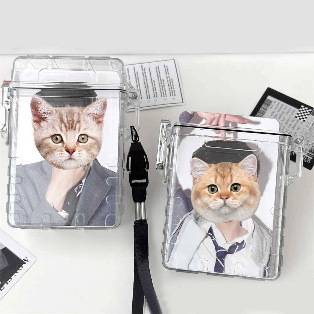 Transparent Storage Box For Idol Card Korean Pop Photocards Collection Organizer Case Photo Protector Holder School Stationery C251008