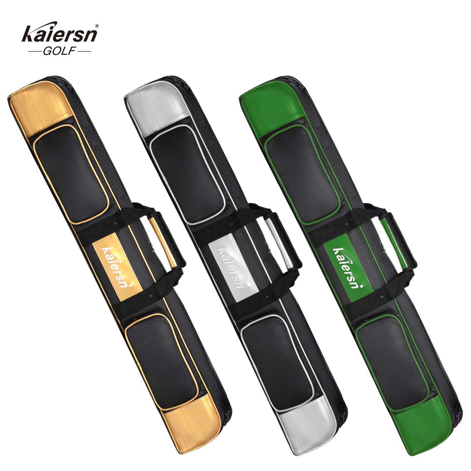 Premium PU Single Shoulder Park Golf Club Bag Lightweight Carry Pouch for 2 Park Golf Clubs Balls Gloves Phone Accessories J251008